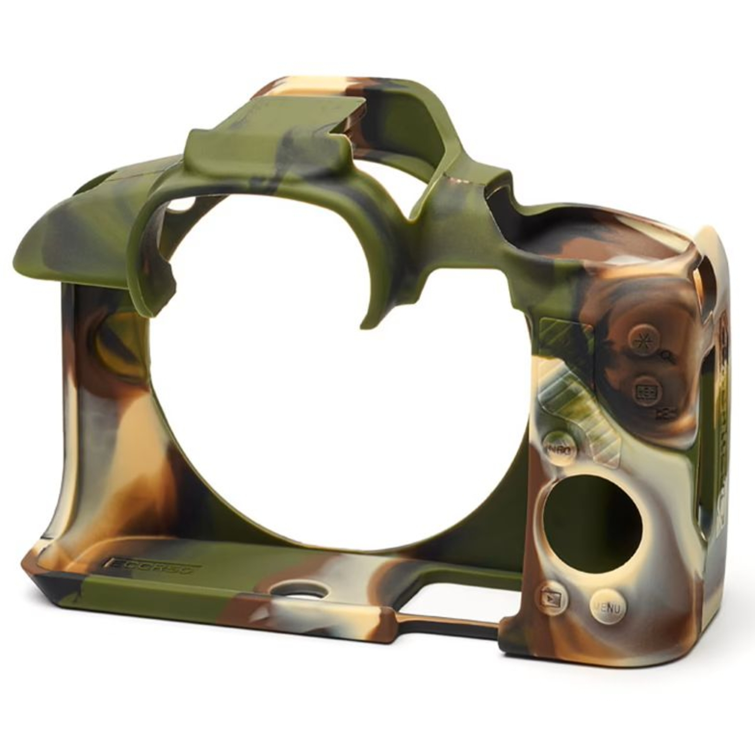 easyCover Silikon-Schutzhülle für Canon R50 Camouflage