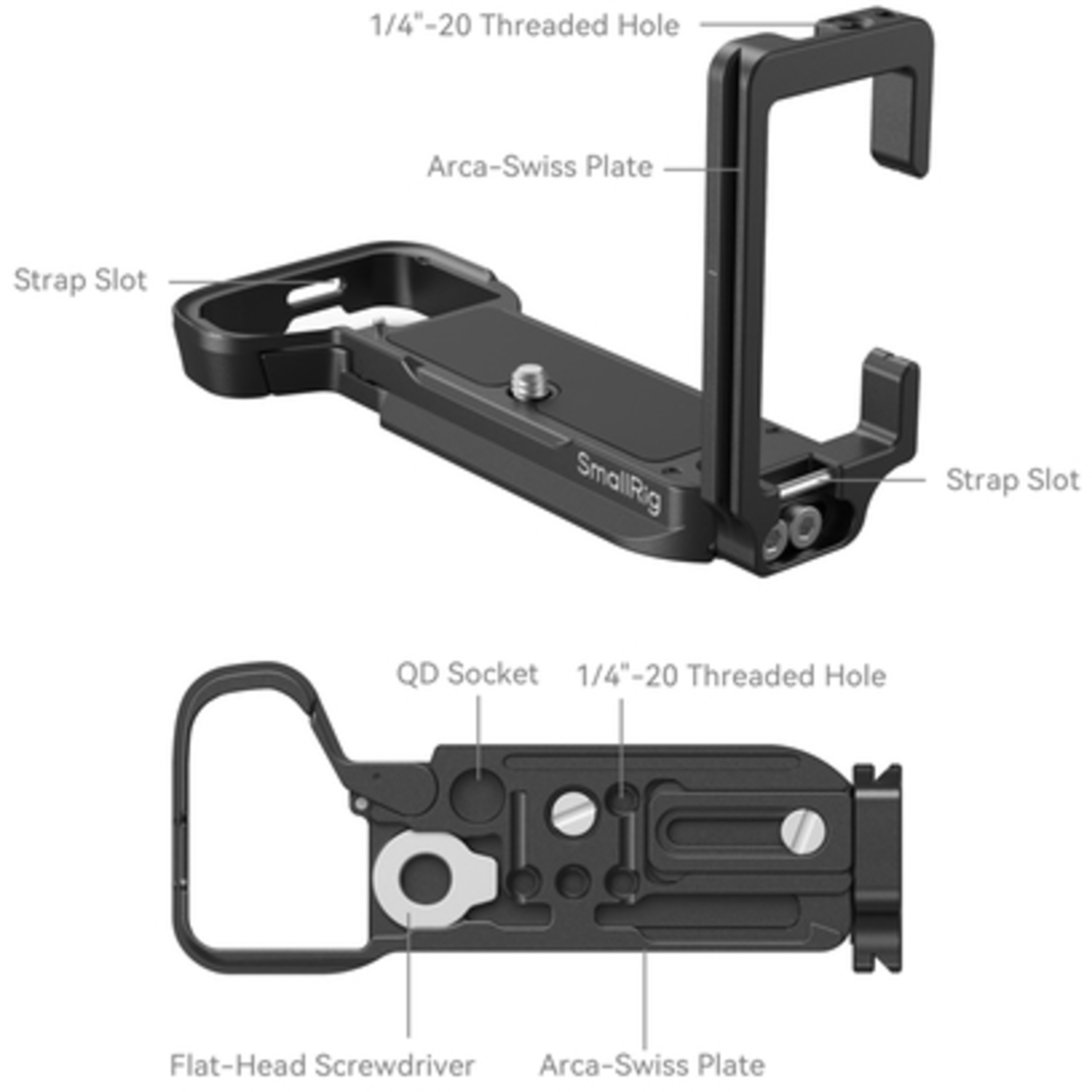 SmallRig 4569 L-Bracket für Sony Alpha 7C II/Alpha 7CR