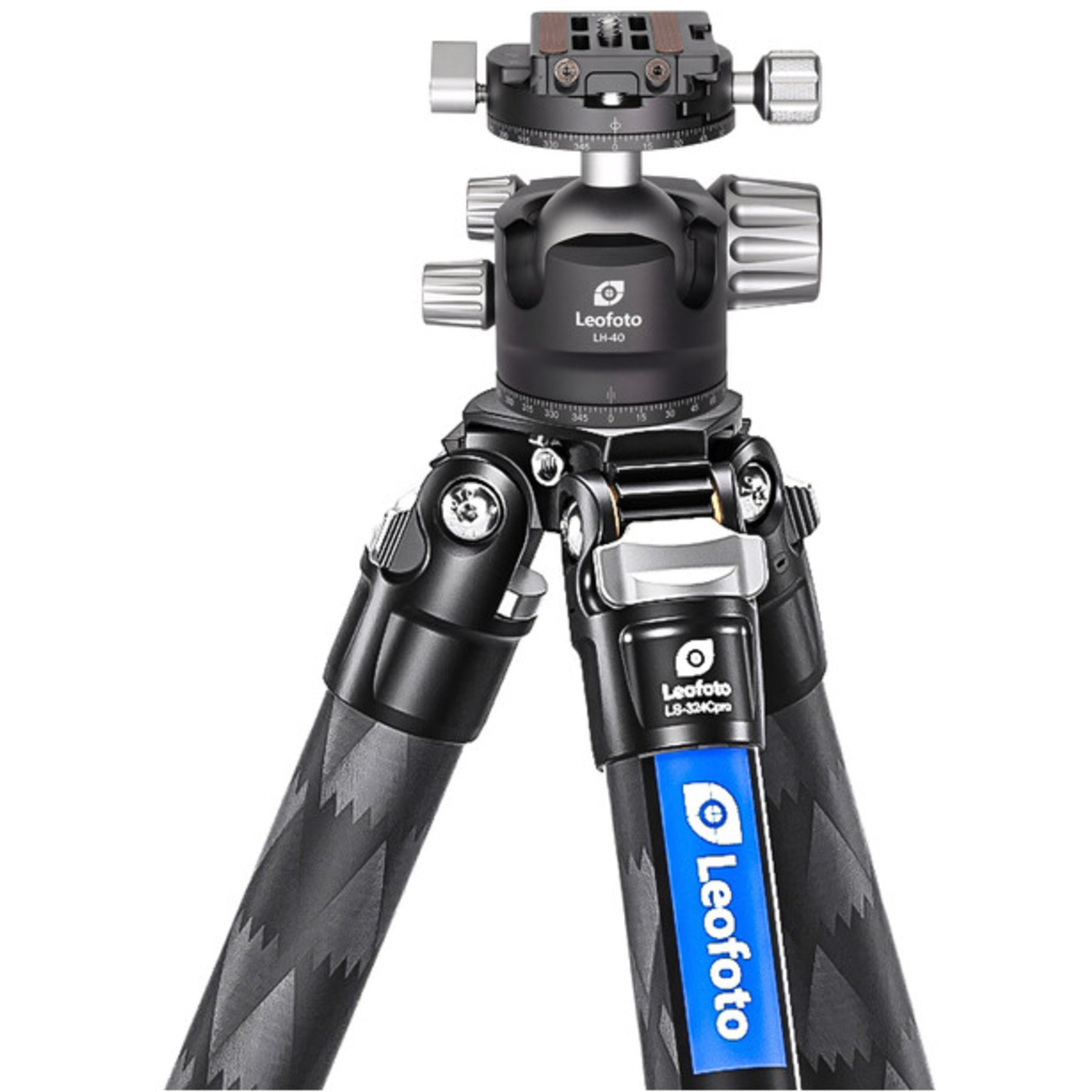 Leofoto Carbon-Dreibeinstativ LS-324C Ranger Pro mit Kugelkopf LH-40R