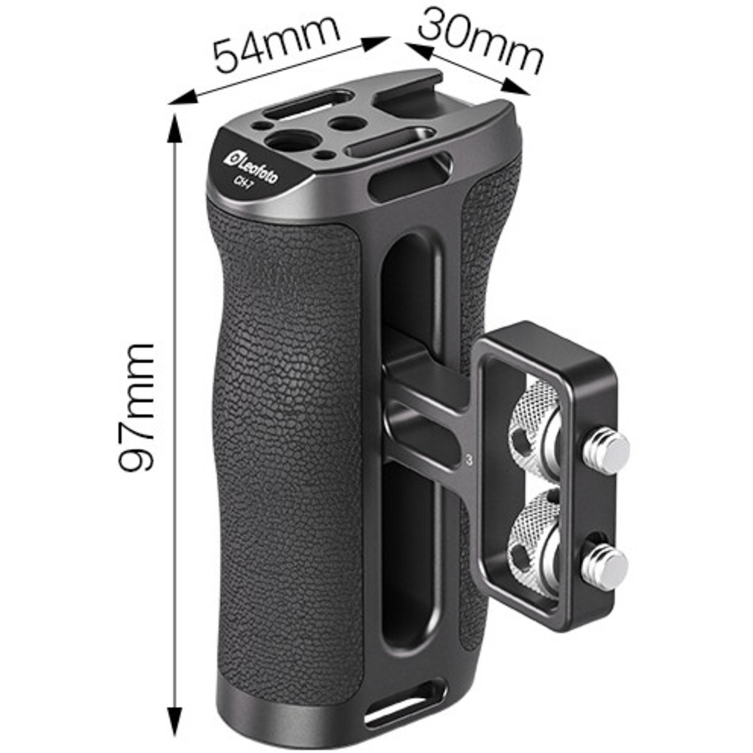 Leofoto Handgriff CH-7-3 mit Fotogewinde-Anschluss für Leofoto Cages 