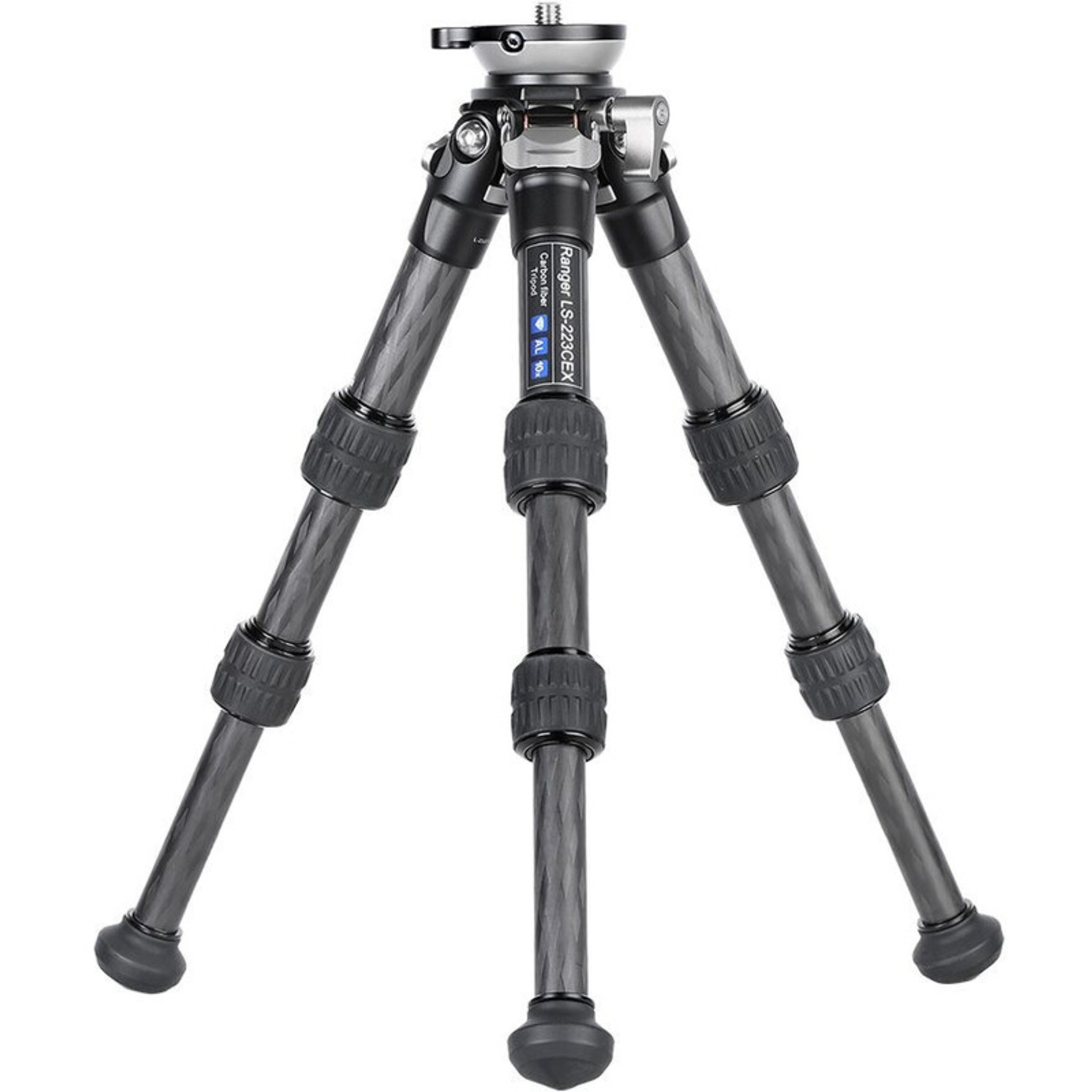 Leofoto Carbon-Dreibeinstativ LS-223CEX+RH-0