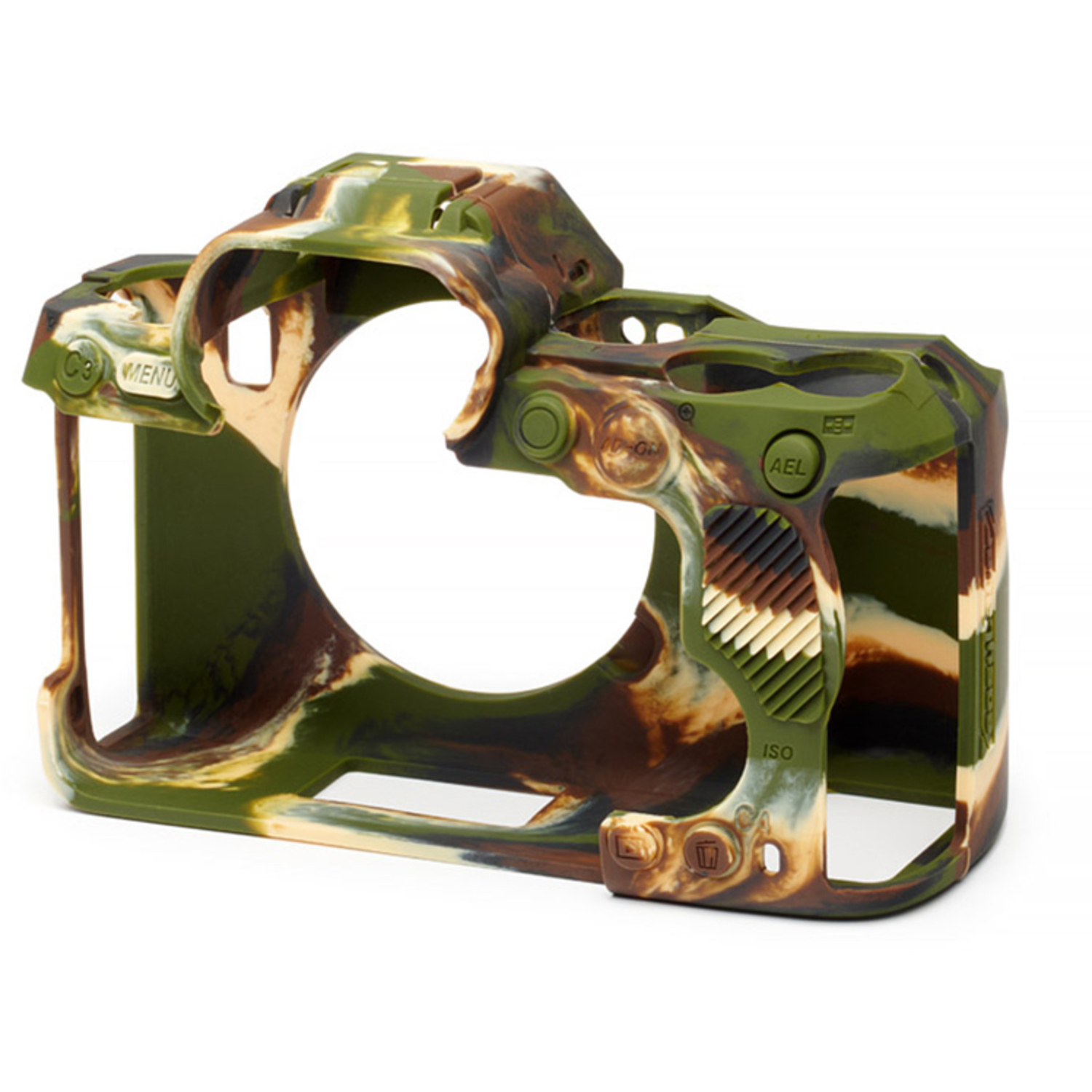 easyCover Silikon-Schutzhülle für Sony A9 III Camouflage