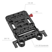 SmallRig 3016 V Mount Batterieplatte mit Dual 15mm Rod Clamp