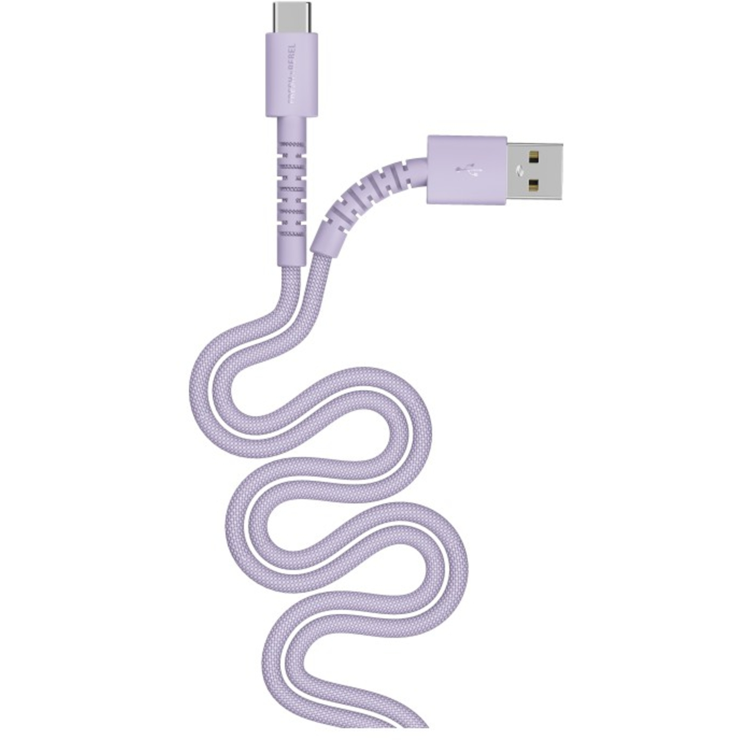 Fresh 'n Rebel Kabel FlexWave USB-A zu USB-C Dreamy Lilac 2m