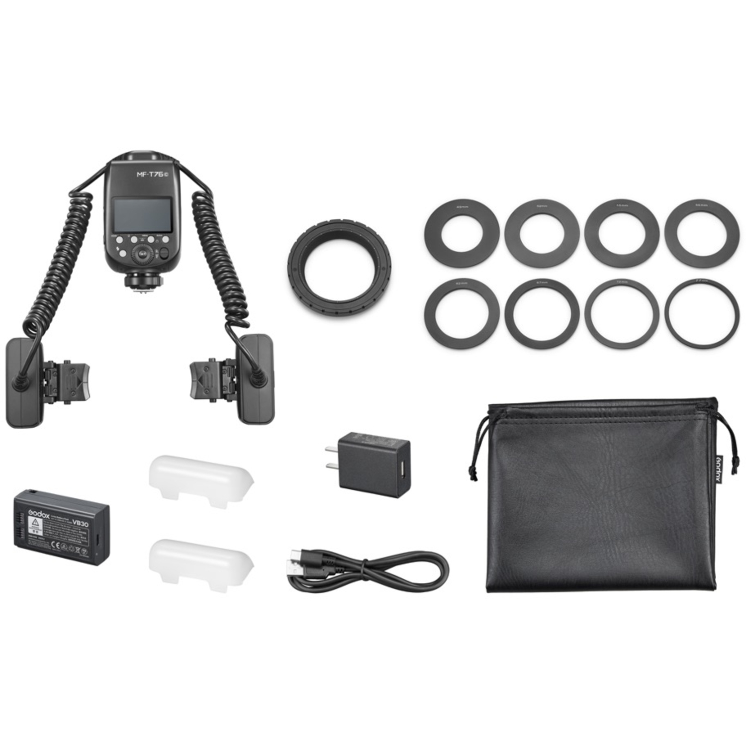 Godox Macro Twin TTL Blitz MF-T76C für Canon