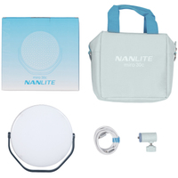 Nanlite Full-Color Multifunktions-Flächenleuchte miro 30c mitternachtsblau