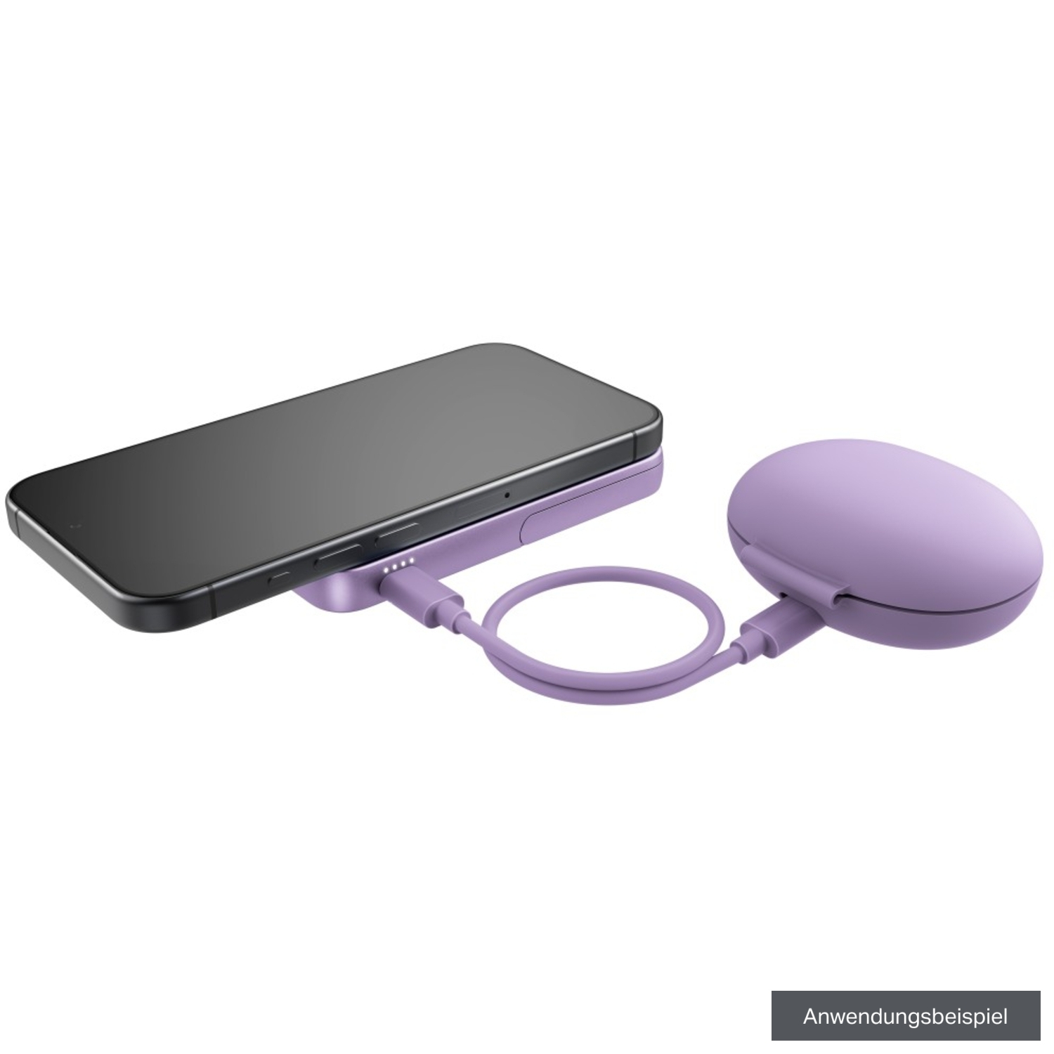Fresh 'n Rebel Powerbank 5000mAh Magnet Wireless Dreamy Lilac