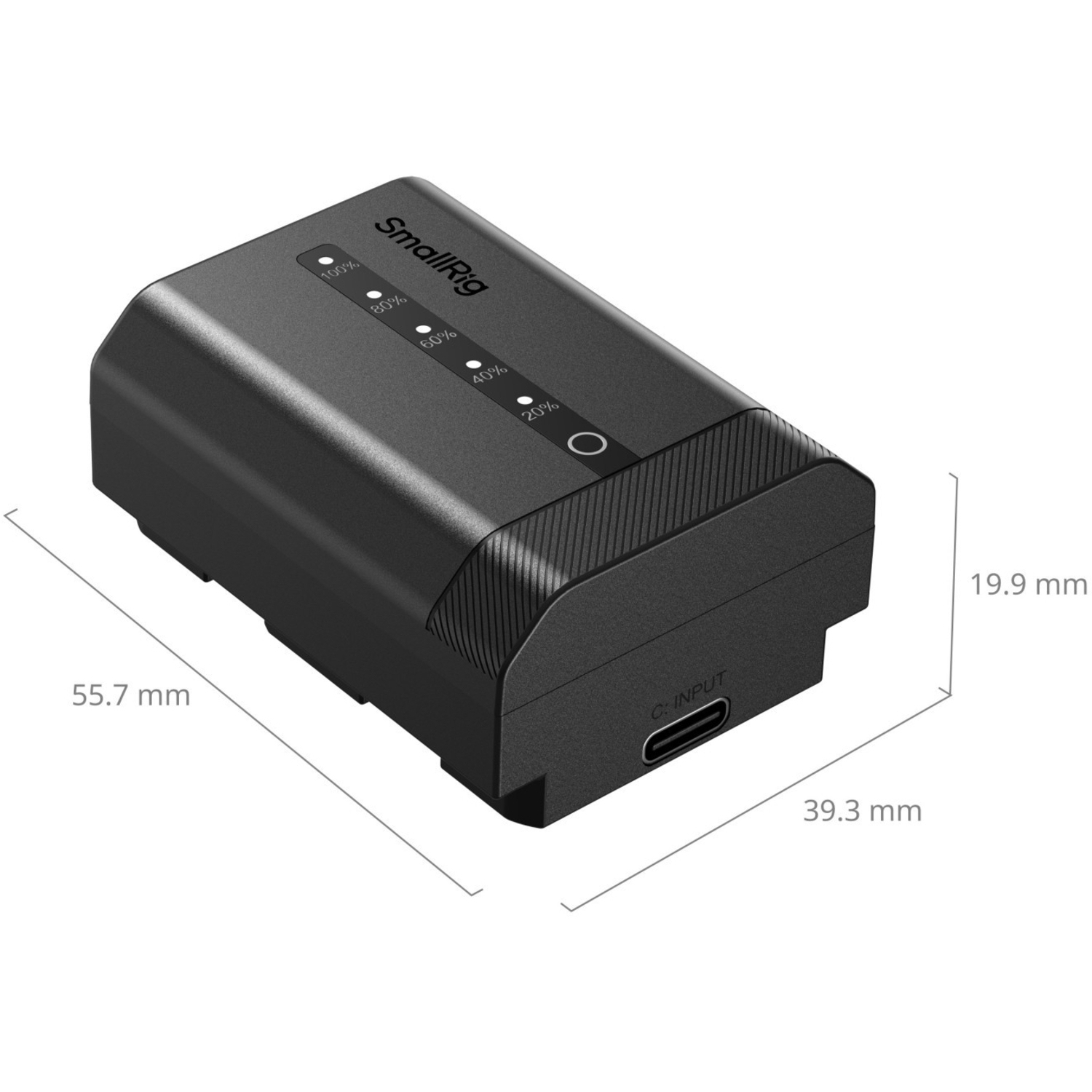SmallRig USB-C-Akku mit Ladeanzeige 5297 für Sony NP-FZ100