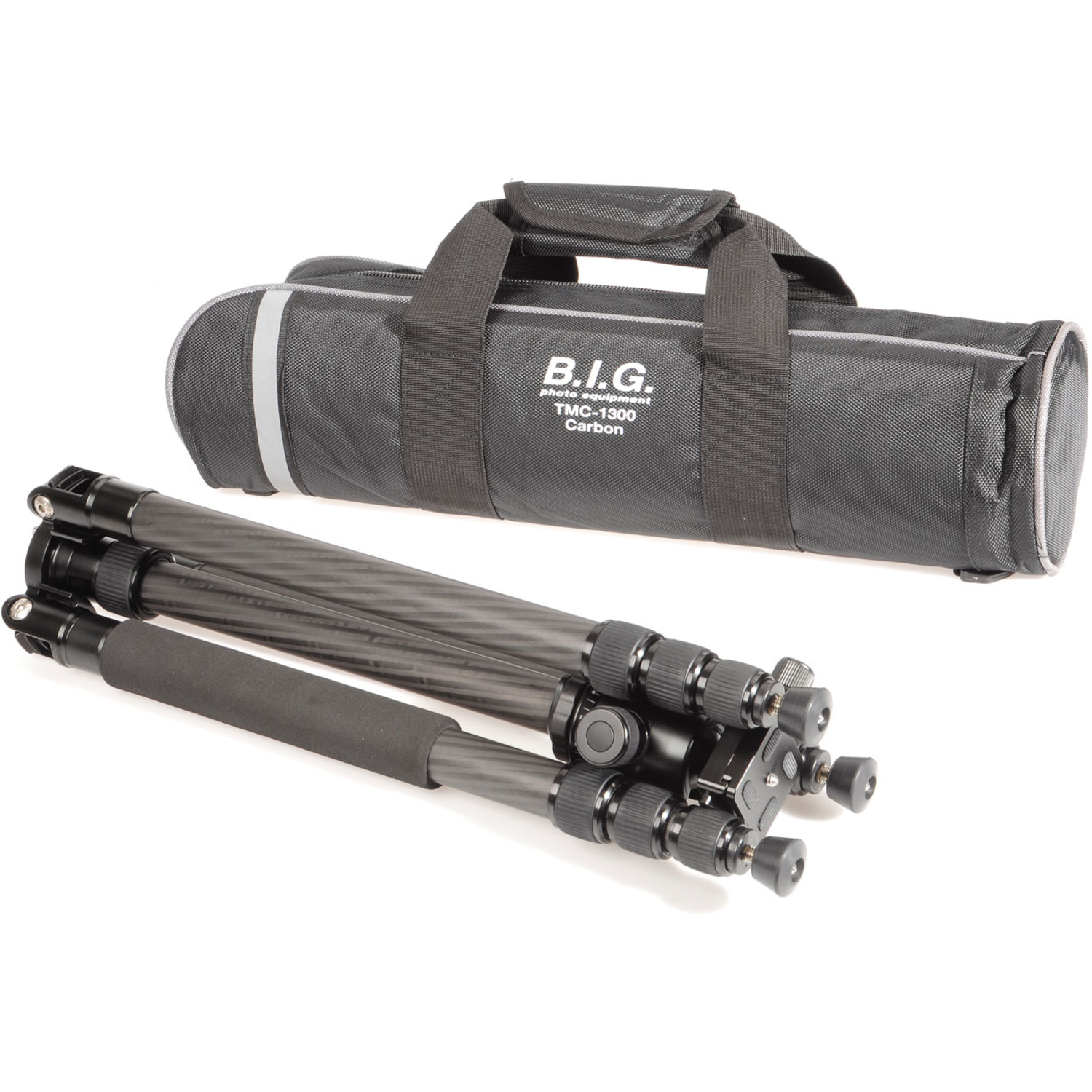 B.I.G. TMC-1300 CARBON 2in1 Stativ mit Kugelkopf BS-1300