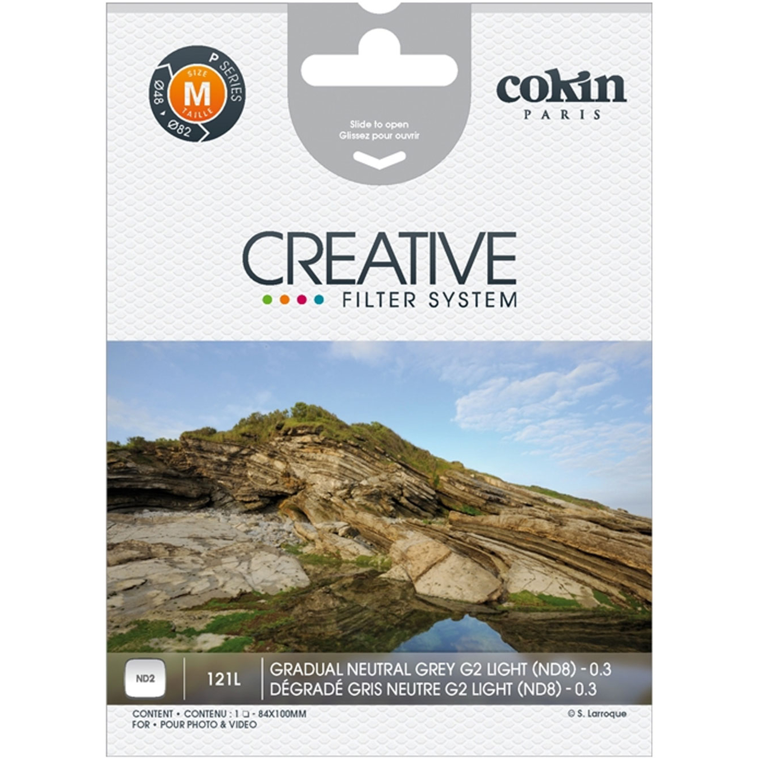 Cokin Z121L Verlaufsfilter Grau 2 ND2