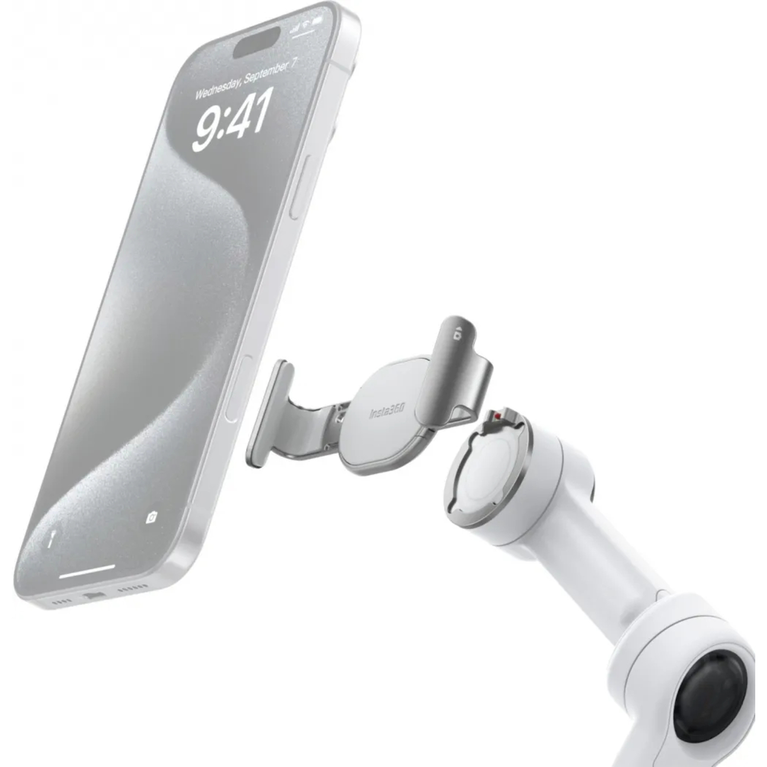 Insta360 Flow 2 Pro Magnetic Phone Clamp (Weiß)