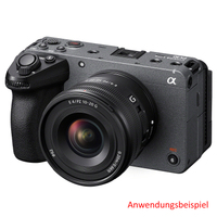 Sony FX30 mit XLR Handgriff und E PZ 18-105mm F4 G OSS