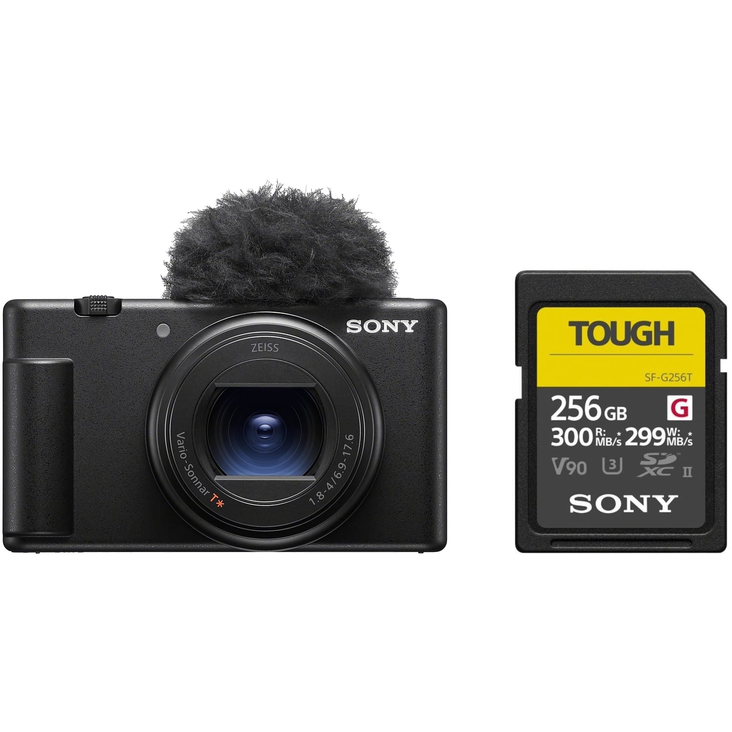 Sony ZV-1 II mit 256GB SD-Karte SDXC SF-G Serie TOUGH UHS-II