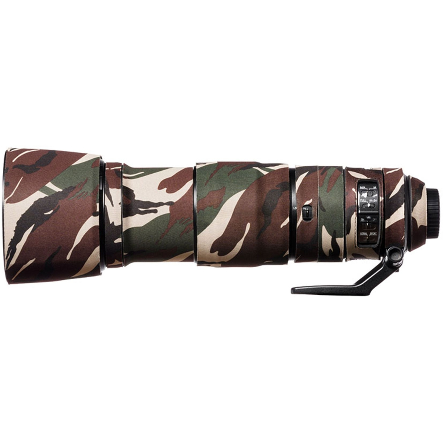 easyCover Lens Oak Objektivschutz für Nikon 200-500mm f/5.6 VR Grün Camouflage