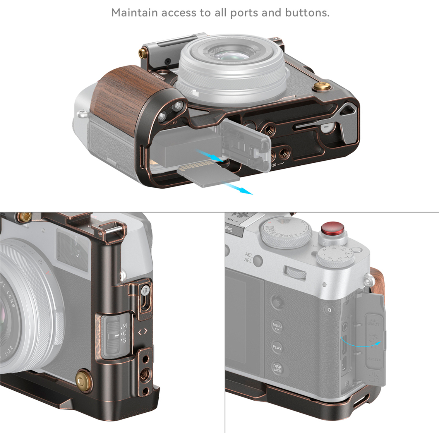 SmallRig 4557 Retro-Cage für Fujifilm X100VI