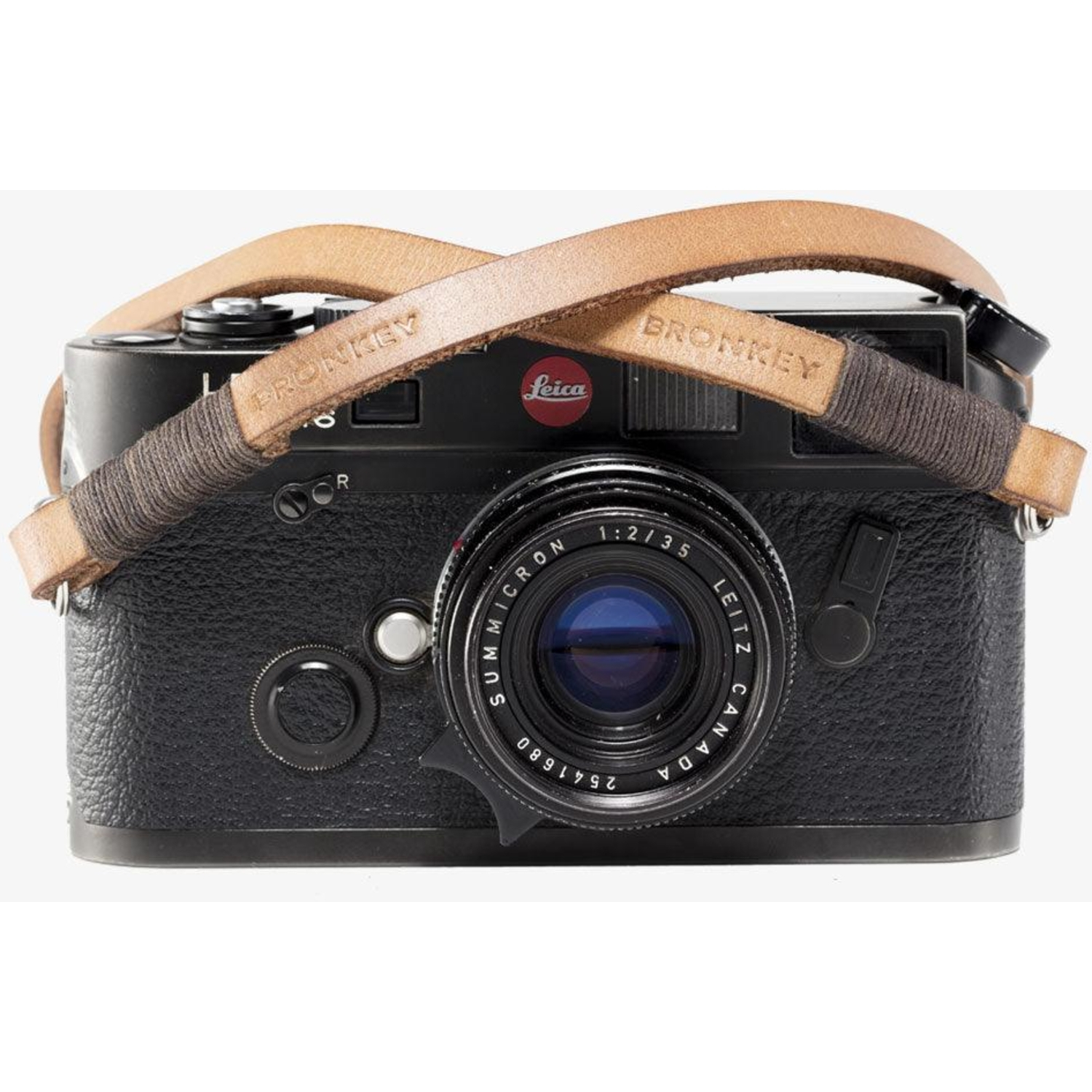 Bronkey Kameragurt Tokyo #106 Leder 120cm braun