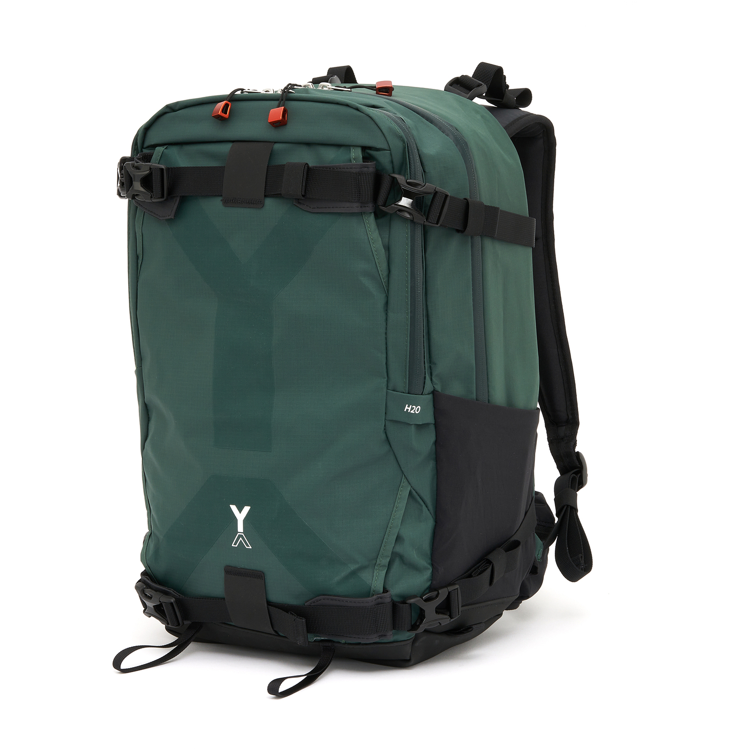 NYA-EVO Fjord 36 Econyl Abenteuer-Kamerarucksack 36 L, Grün