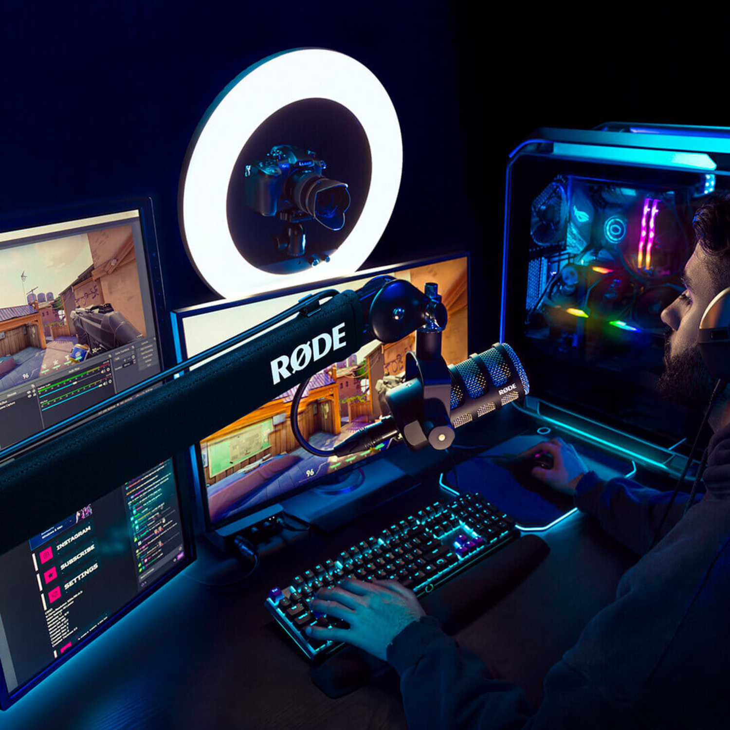 Rode Rundfunk-Gelenkarmstativ PSA1+ schwarz neuwertiger Rückläufer