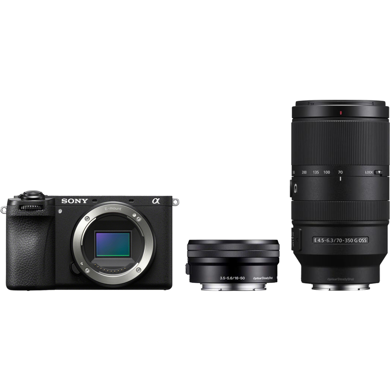 Sony Alpha 6700 mit E PZ 16-50mm F3.5-5.6 OSS und E 70-350mm F4.5-6.3 G OSS