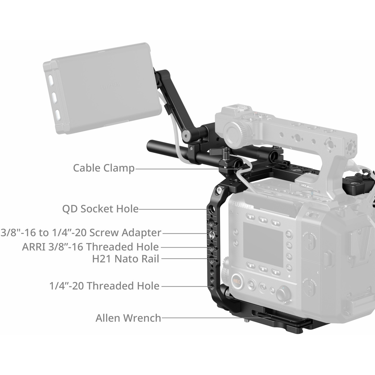 SmallRig Cage Kit 5341 für Fujifilm GFX ETERNA 55