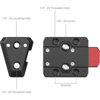 SmallRig Quick Release V-Lock Mount Schnellwechselplatten Kit 6021