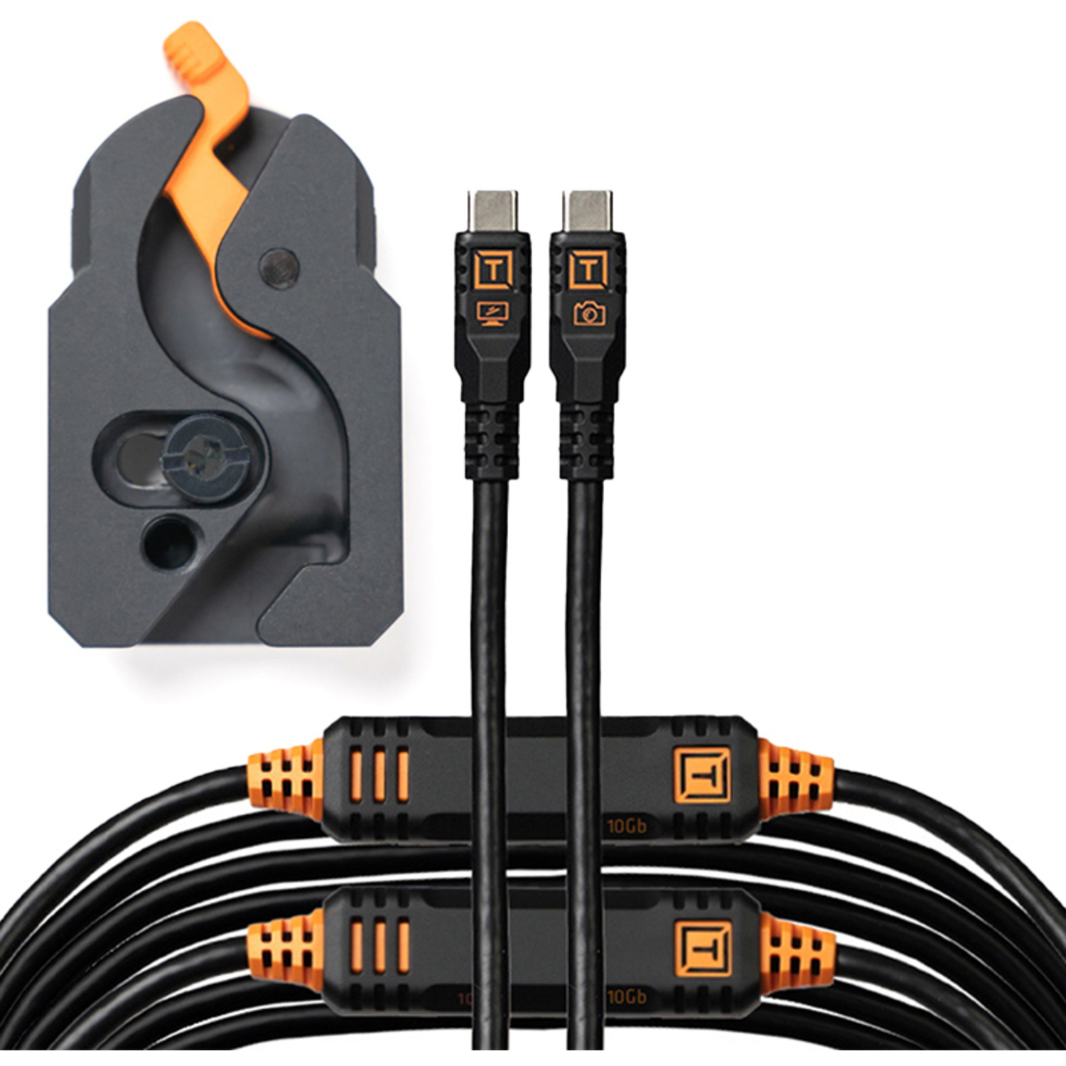 Tether Tools LeverLock mit USB-C Kabel 9,4m schwarz