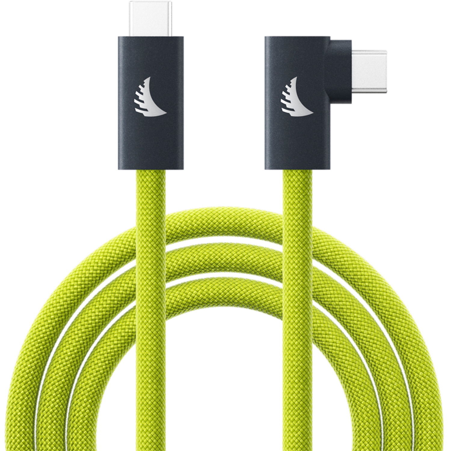 Angelbird Right-Angle Solid FlexTether USB-C 3.2 Kabel 4,5m lime