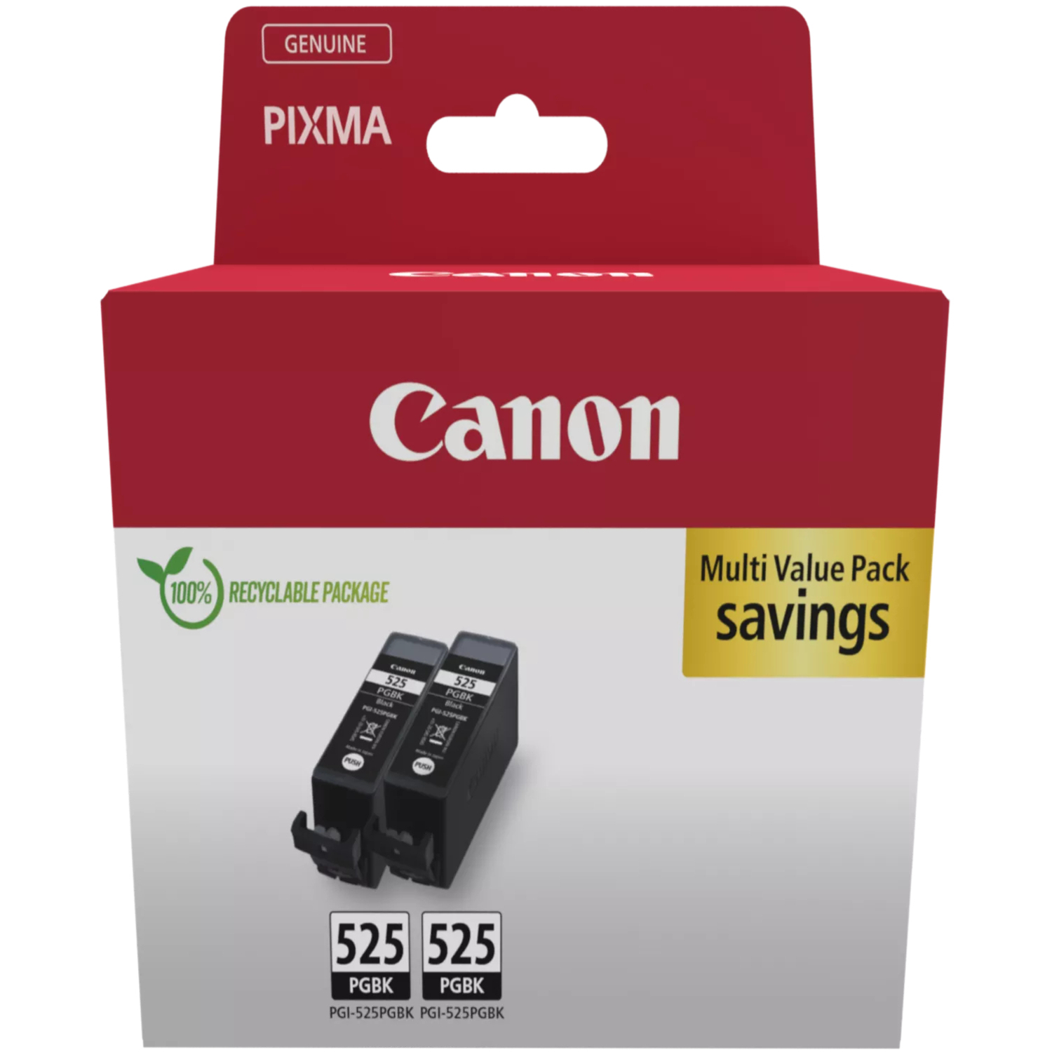 Canon PGI-525 PGBK Tinte 19ml schwarz 2er Pack