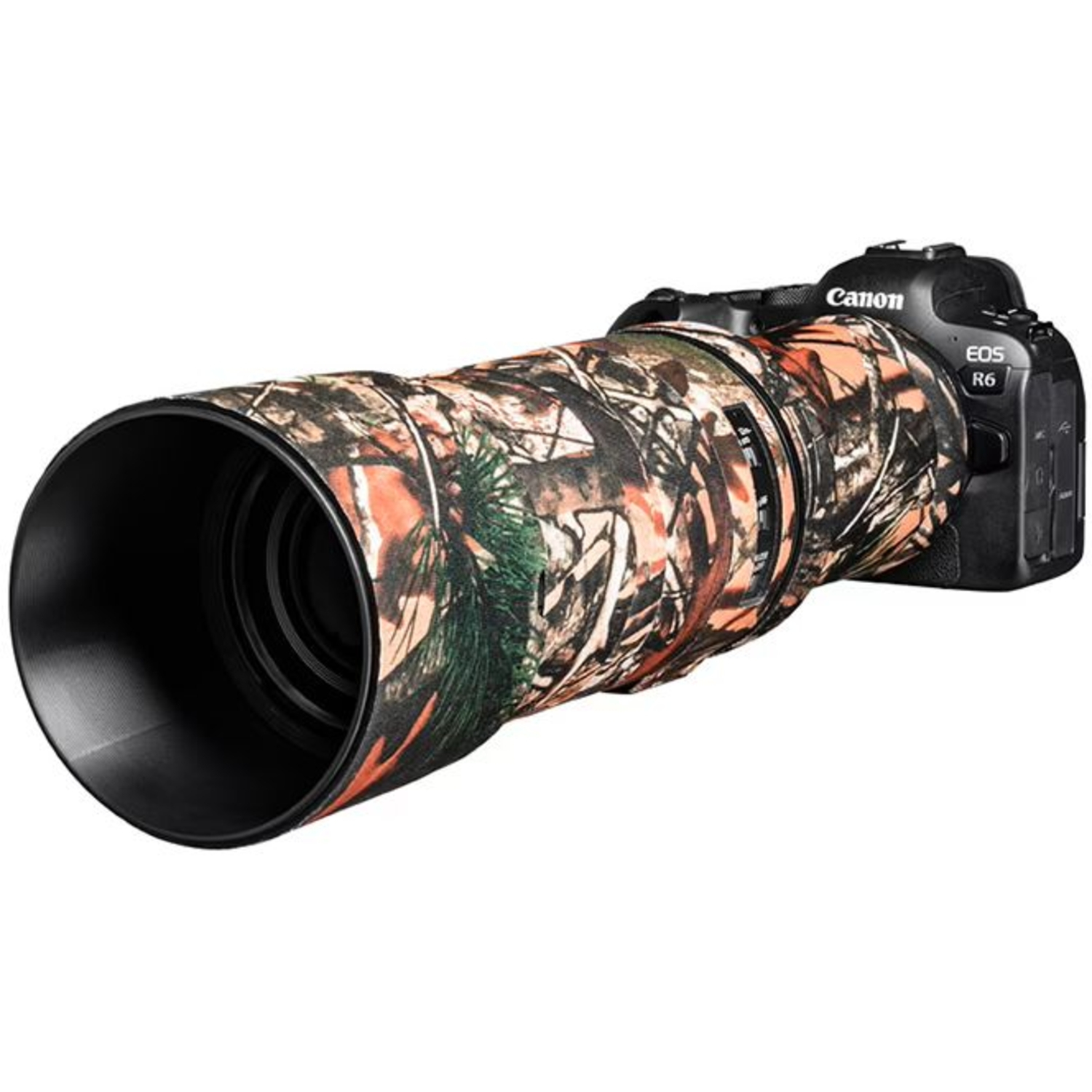 easyCover Lens Oak Objektivschutz für Canon RF 600mm F11 IS STM Wald Camouflage