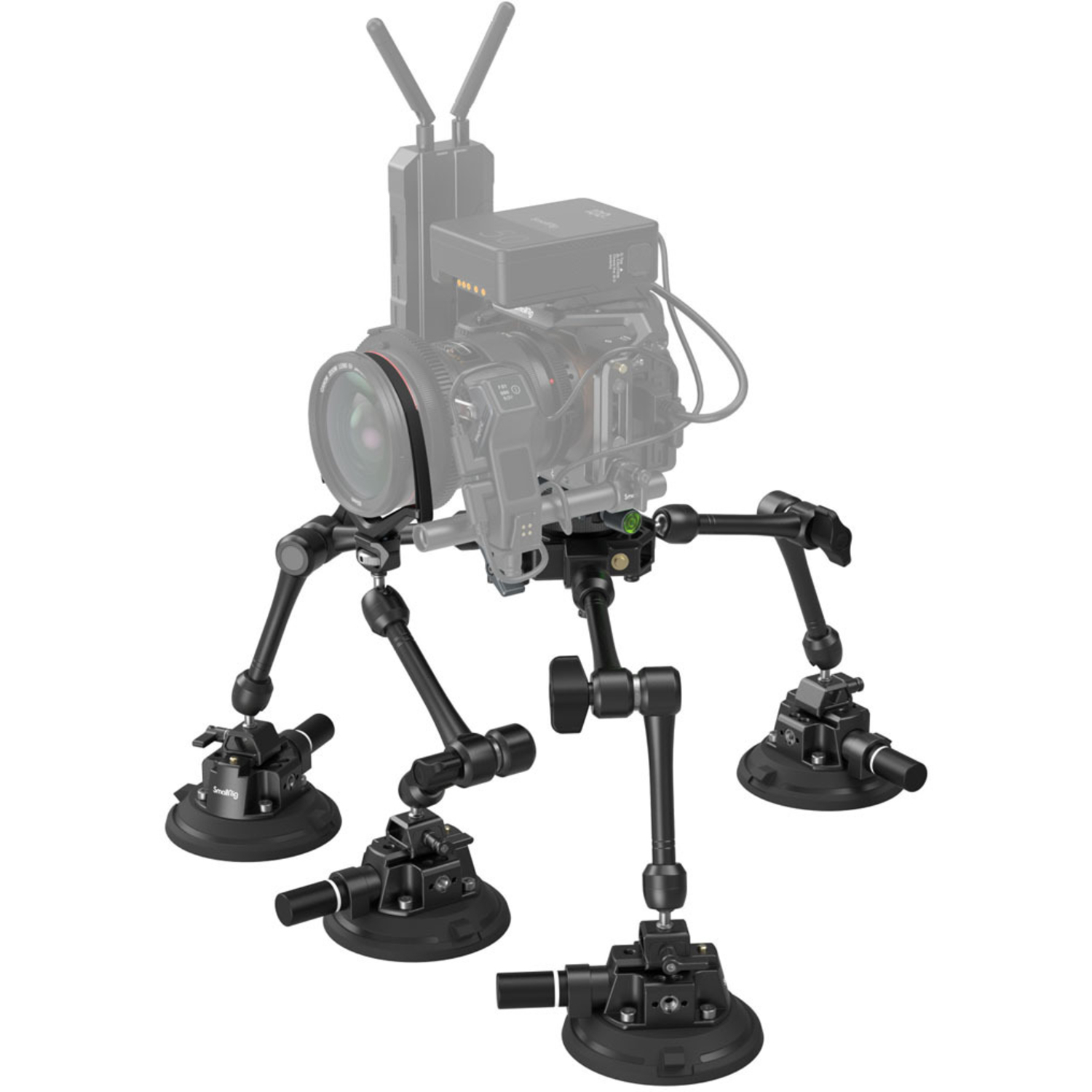 SmallRig SC-15K 4-Arm Saugnapf-Kamerahalterung Kit 3565B 