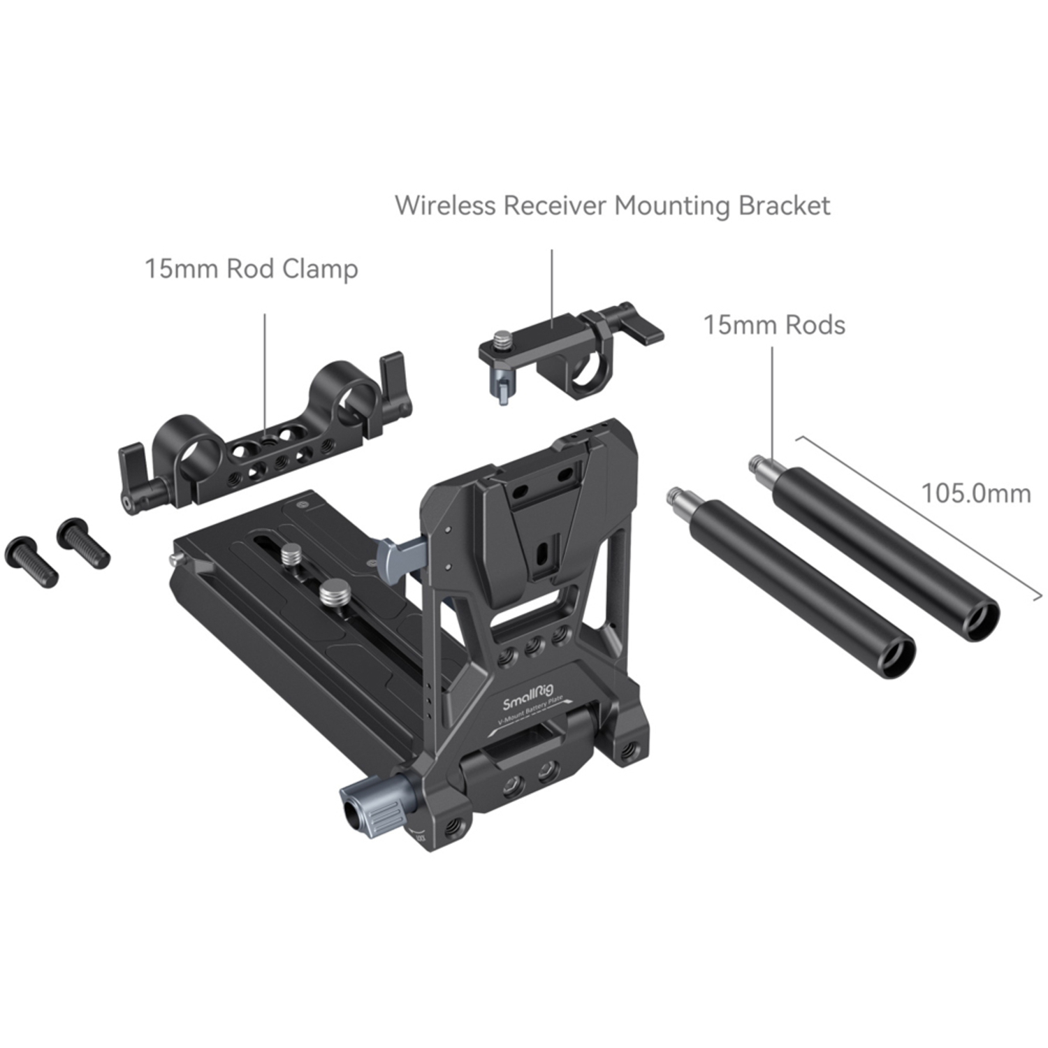 SmallRig V-Mount Akkuplatten Kit 4323 für Cinema Kameras