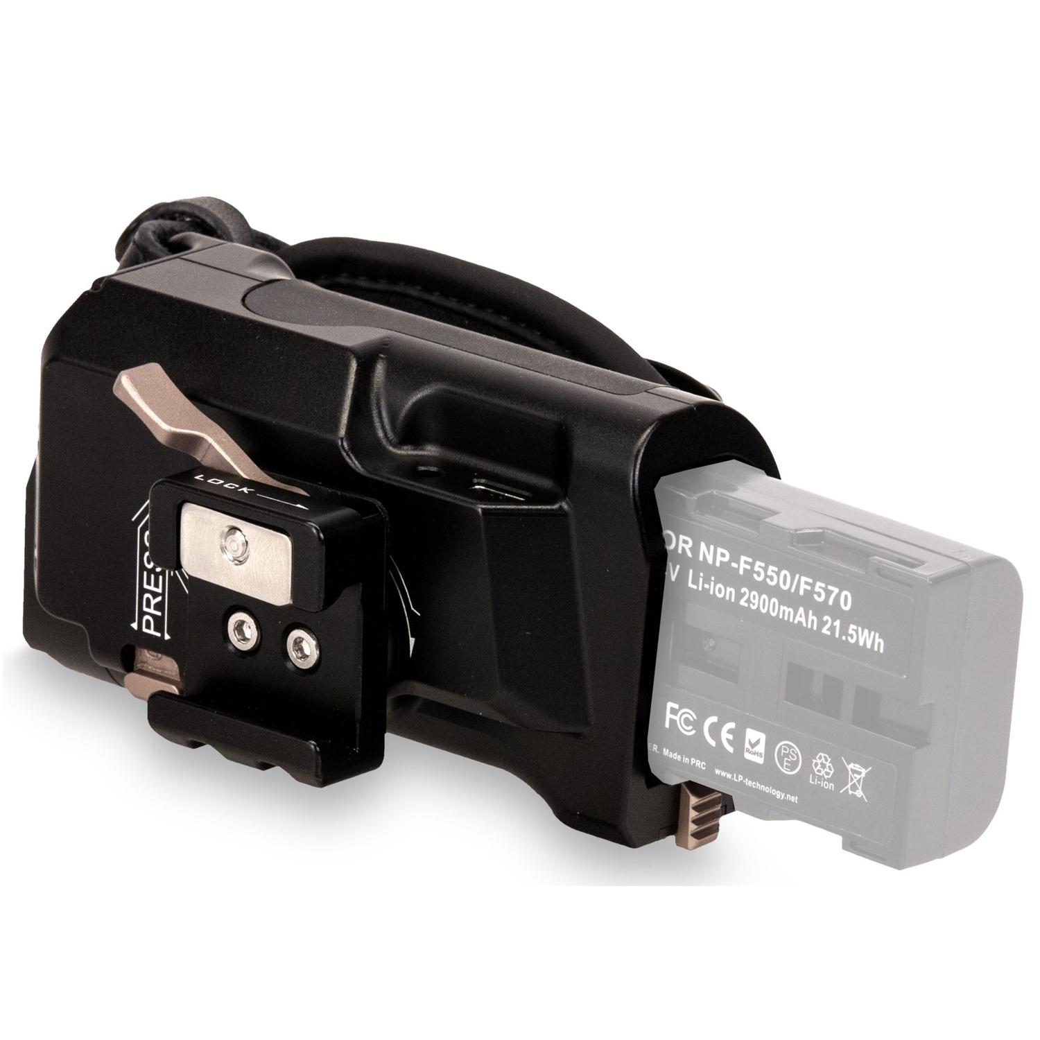 Tilta TA-RRH4-57-B Tiltaing Advanced Power Griff rechts mit Run/Stop (F570 Batterie) in Schwarz