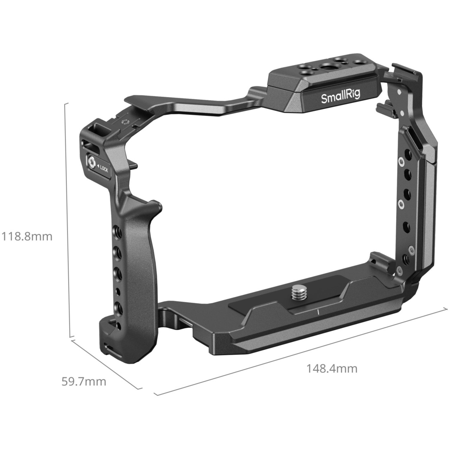 SmallRig Cage 4902 für Panasonic LUMIX DC-S1RII, LUMIX DC-S5II, LUMIX DC-S5IIX und LUMIX DC-G9II