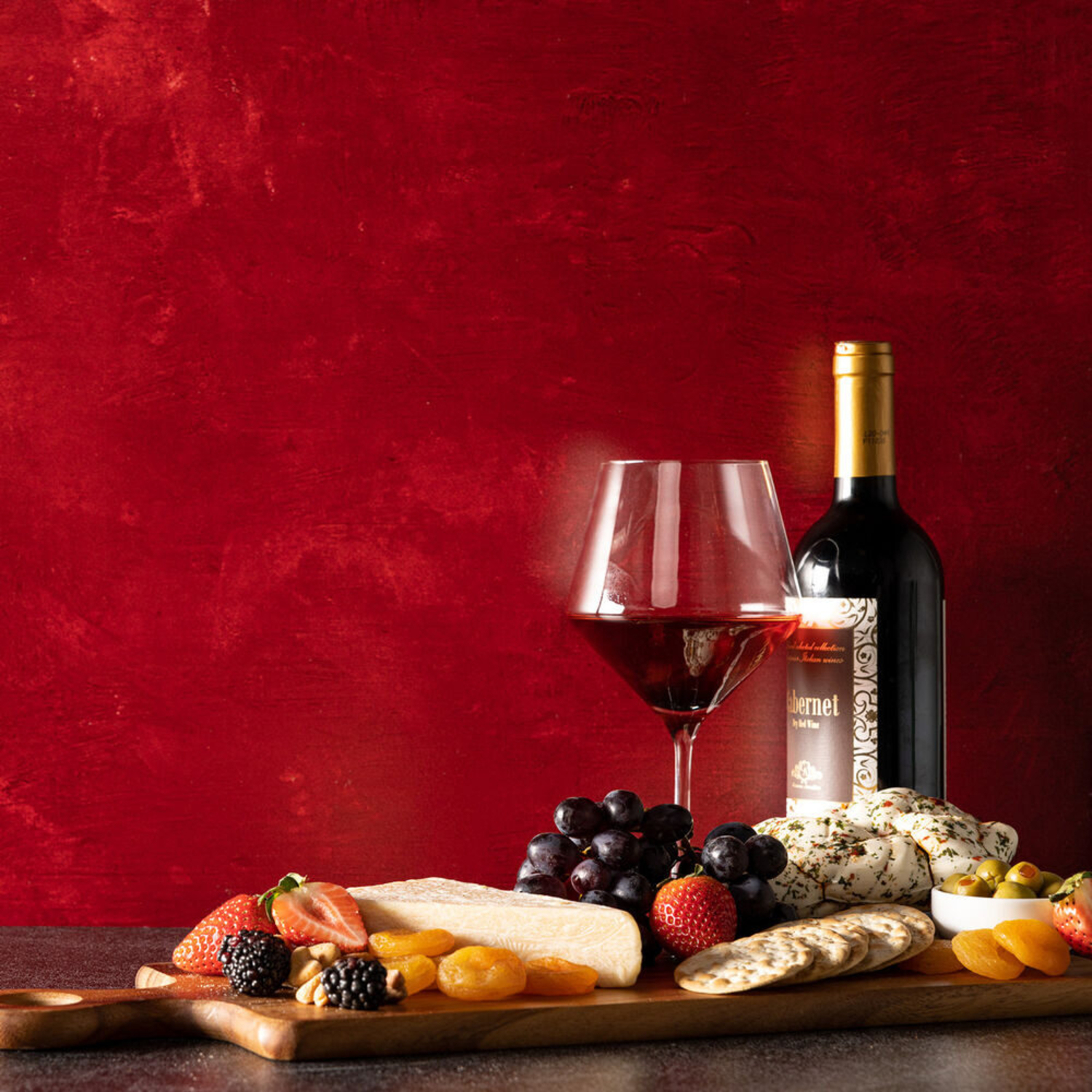 V-Flat World Duo Board Cobalt Blueberry/Cranberry Crimson