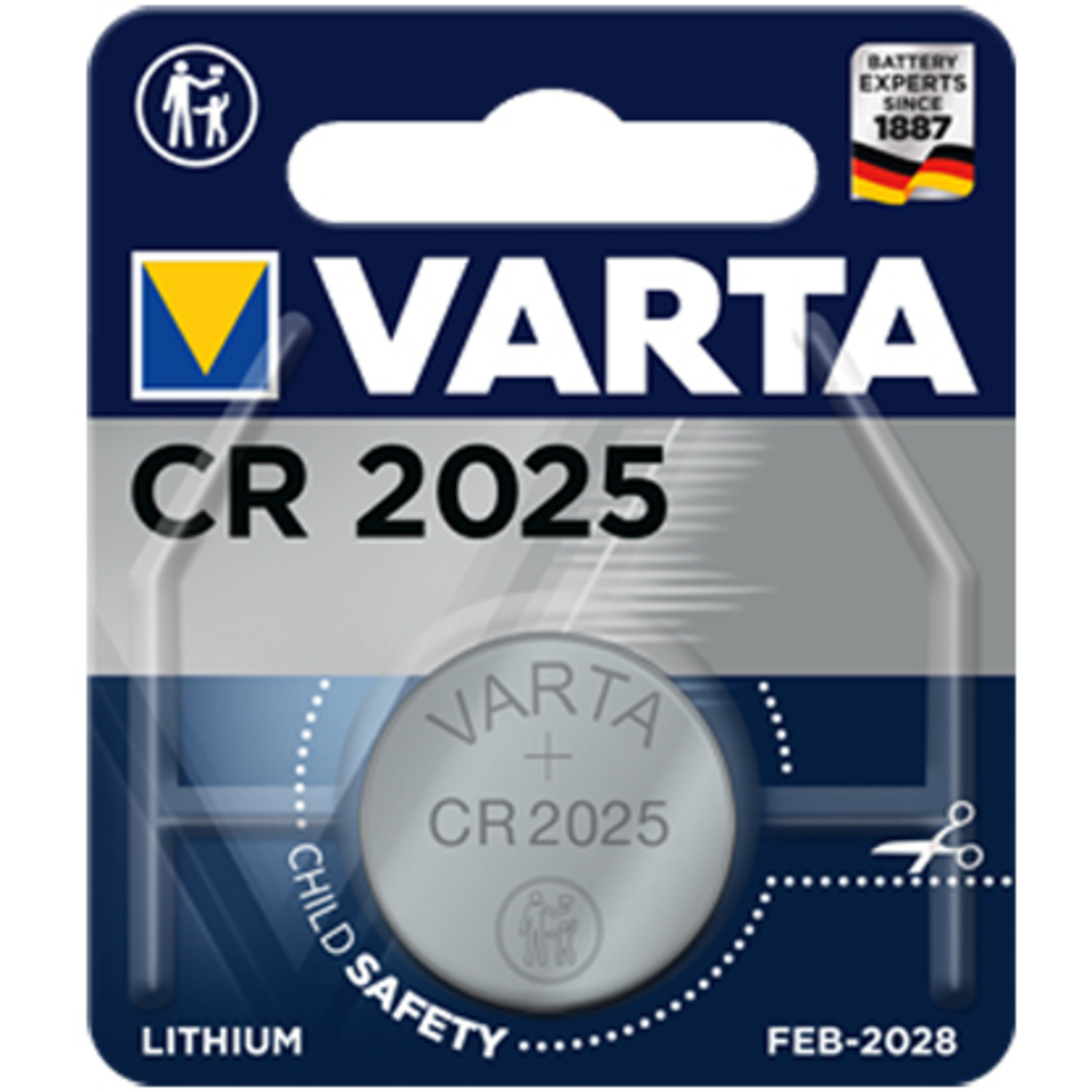 Varta Batterie CR2025 Knopfzelle Lithium 3V