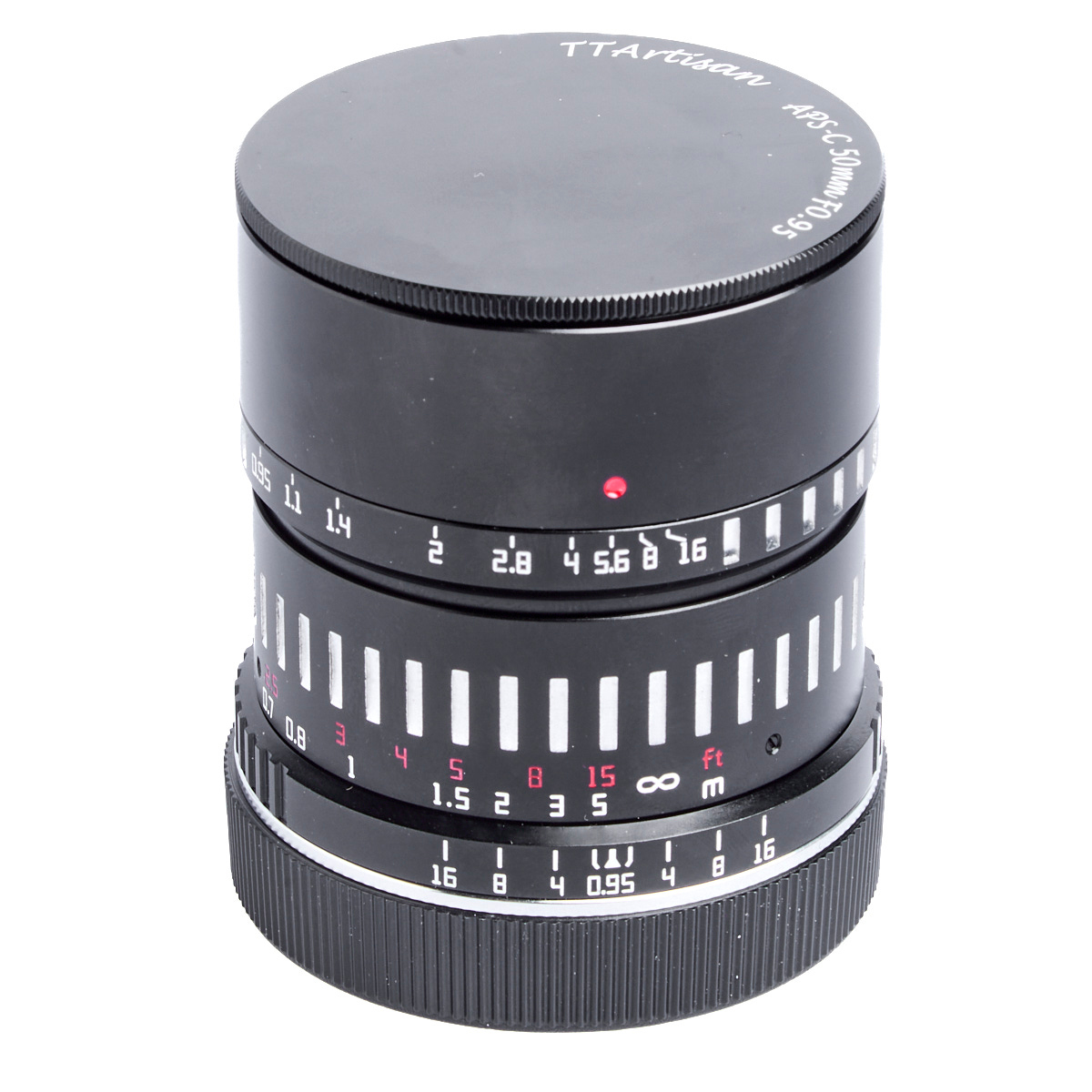 TTArtisan APS-C MF 50mm F0.95 Canon EF Schwarz