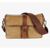 Bronkey Paris Camera Bag Waxed Canvas Olive Green