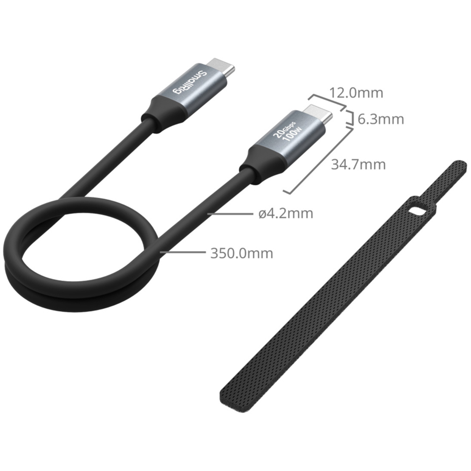 SmallRig Datenkabel USB-C zu USB-C 4788 35cm