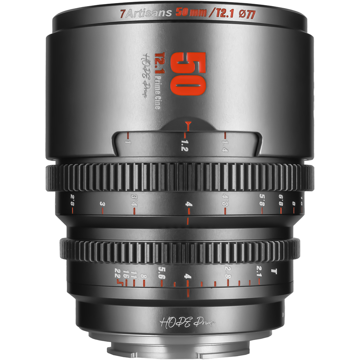 7Artisans Hope 50mm T2.1 titangrau für MFT-Mount