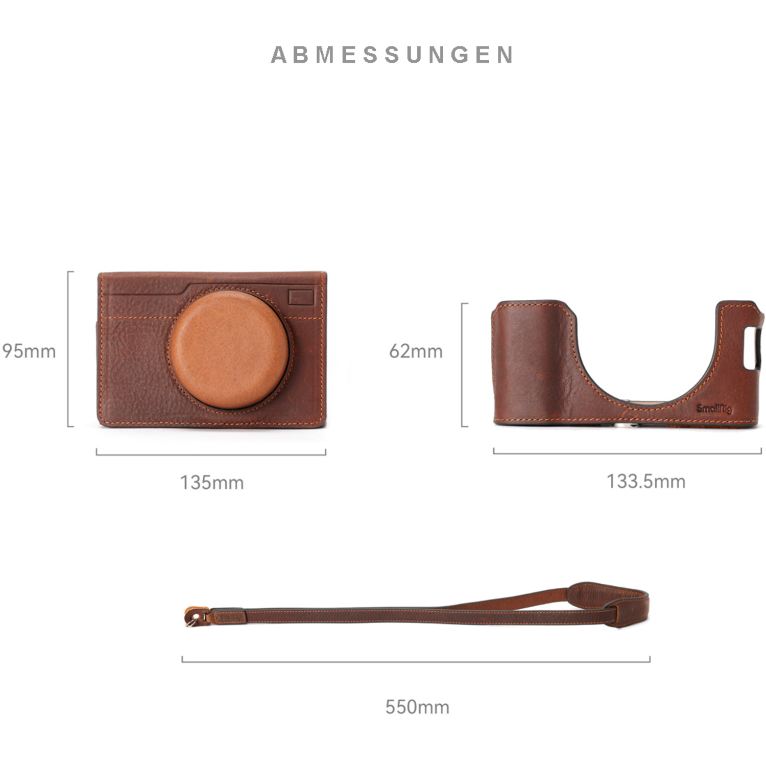 SmallRig 4558 Ledertasche für Fujifilm X100VI