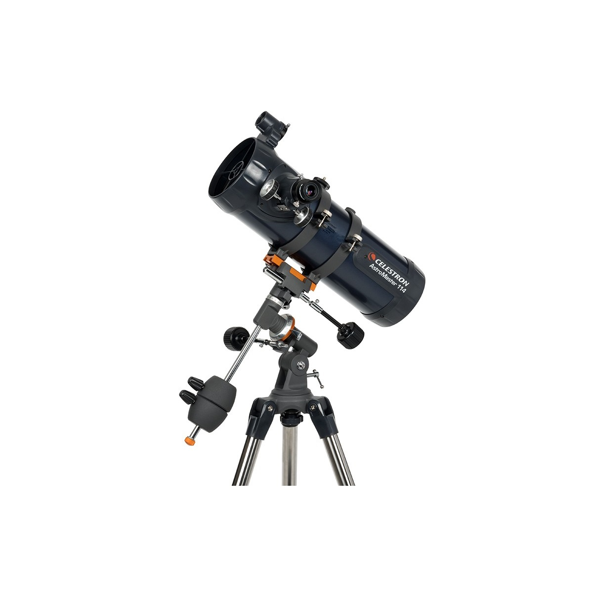Celestron AstroMaster 114 EQ Newton MD inklusive Smartphone-Adapter