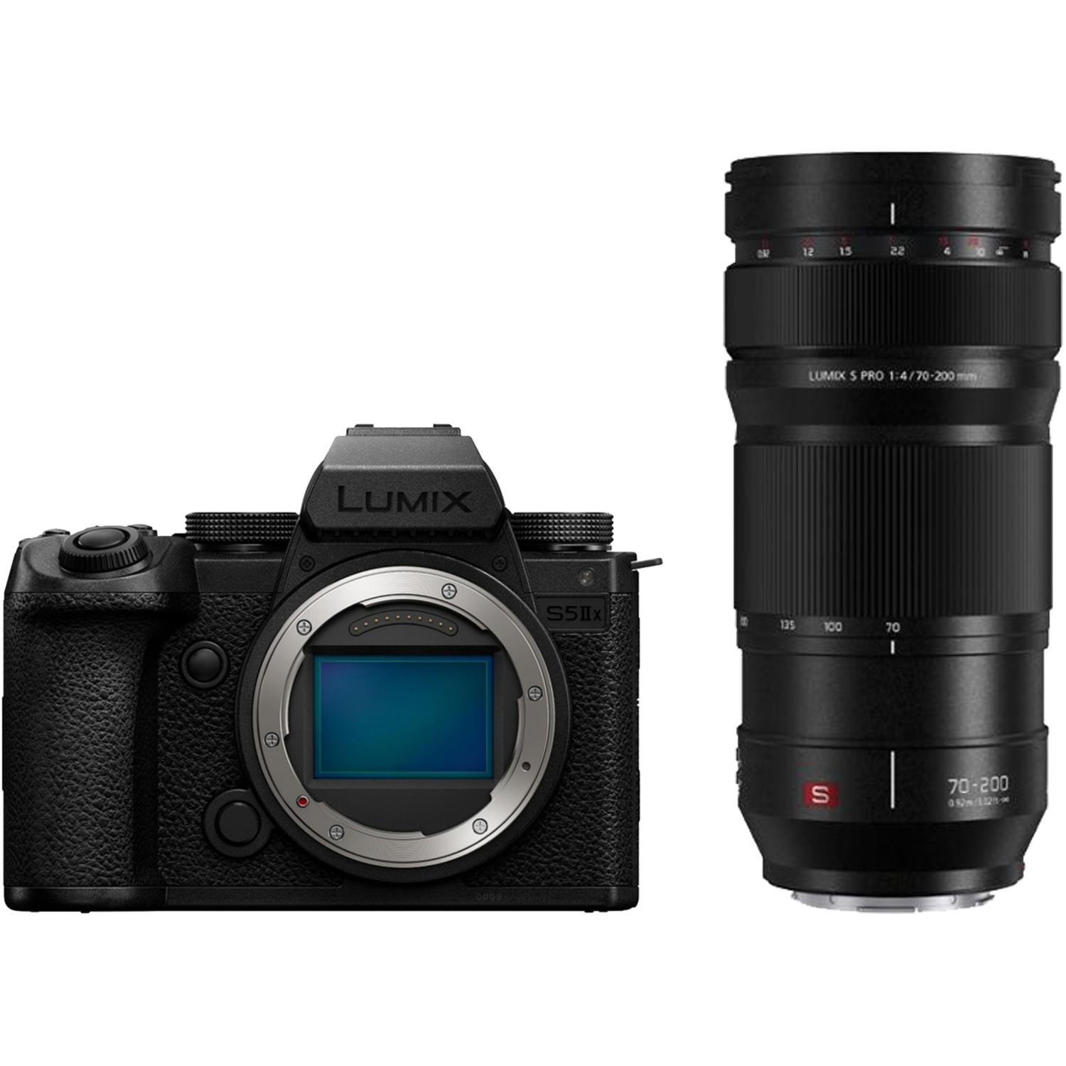 Panasonic LUMIX DC-S5IIX mit LUMIX S PRO 70-200mm F4 OIS