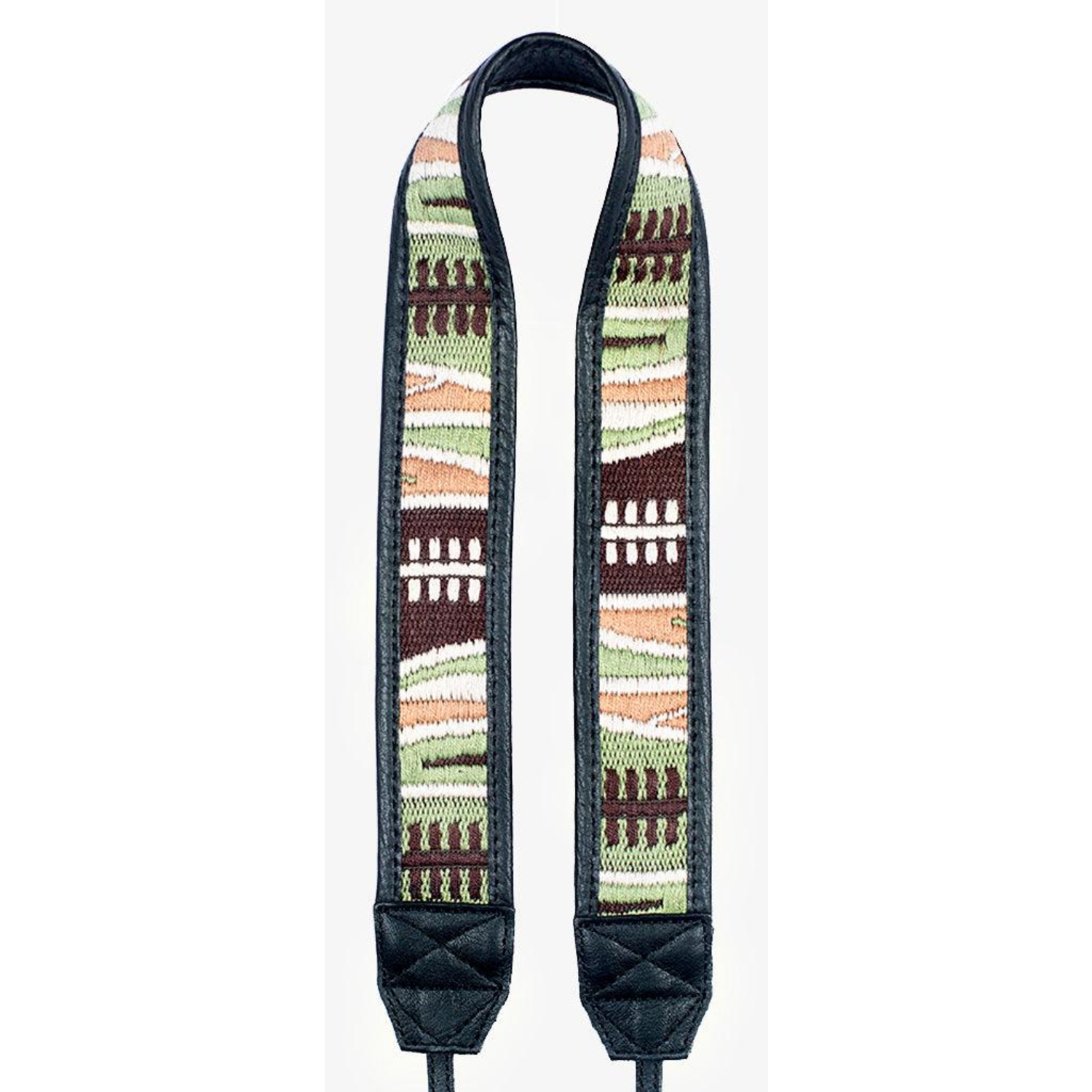 Bronkey Kameragurt Jaipur #113 Textil und Leder