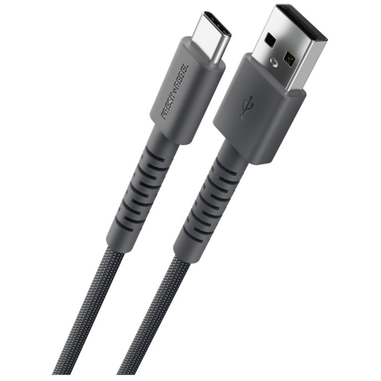 Fresh 'n Rebel Kabel FlexWave USB-A zu USB-C Storm Grey 2m