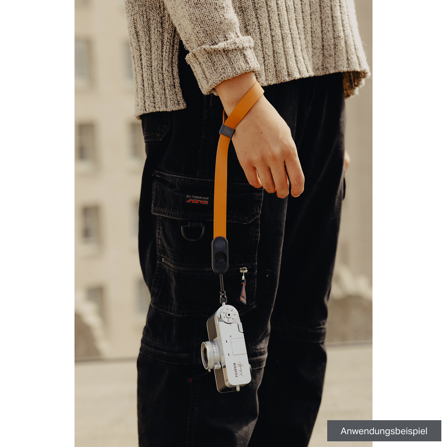 Peak Design Handschlaufe Cuff Leather Amber