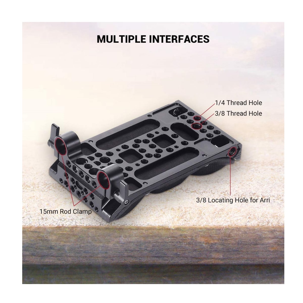 SmallRig 2077 Universal-Schulterpad mit RailBlock