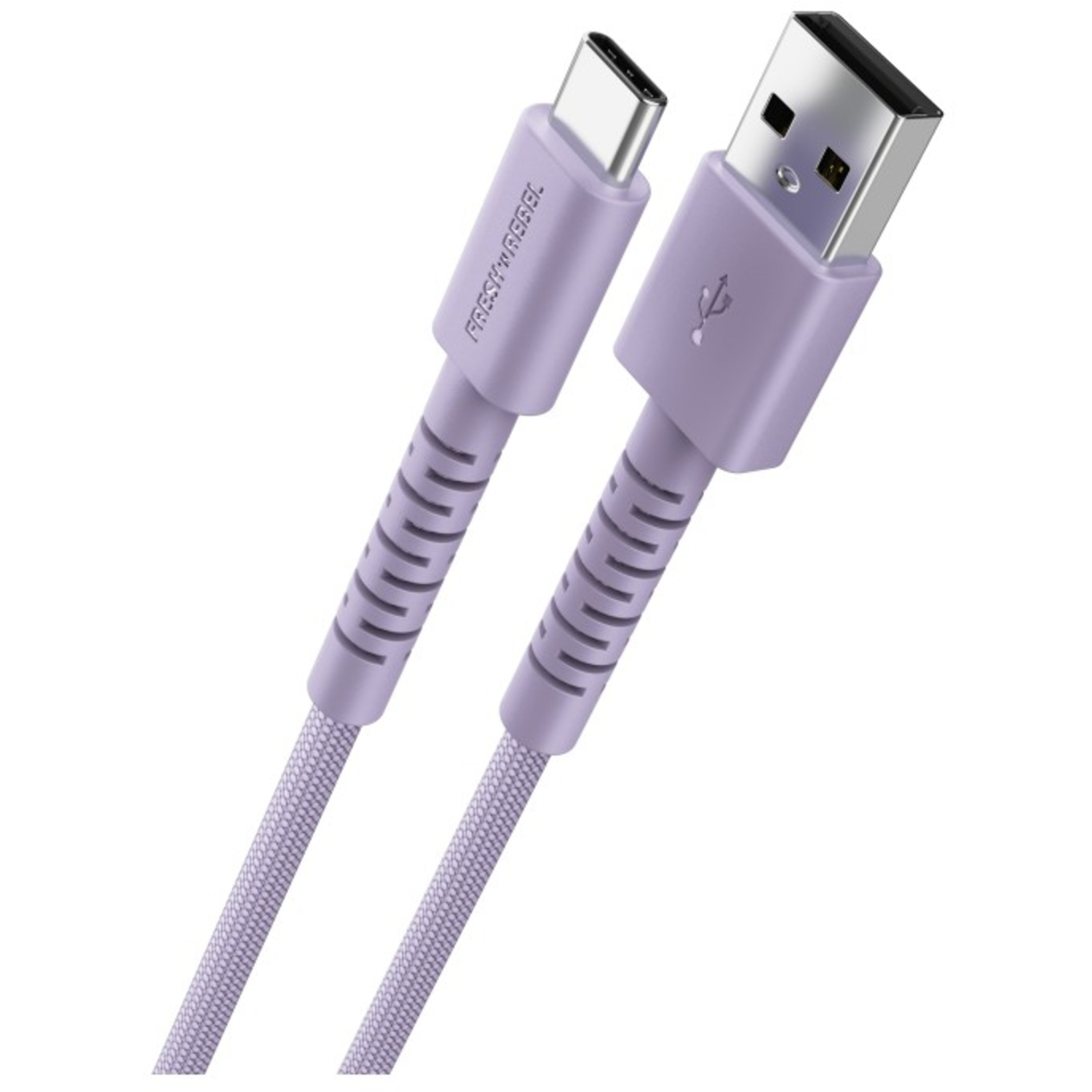 Fresh 'n Rebel Kabel FlexWave USB-A zu USB-C Dreamy Lilac 2m