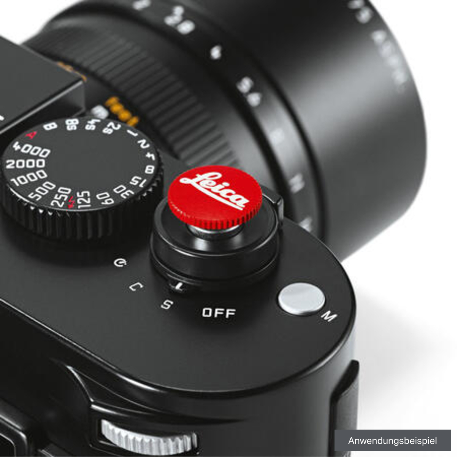 Leica Soft Release Button 8mm rot