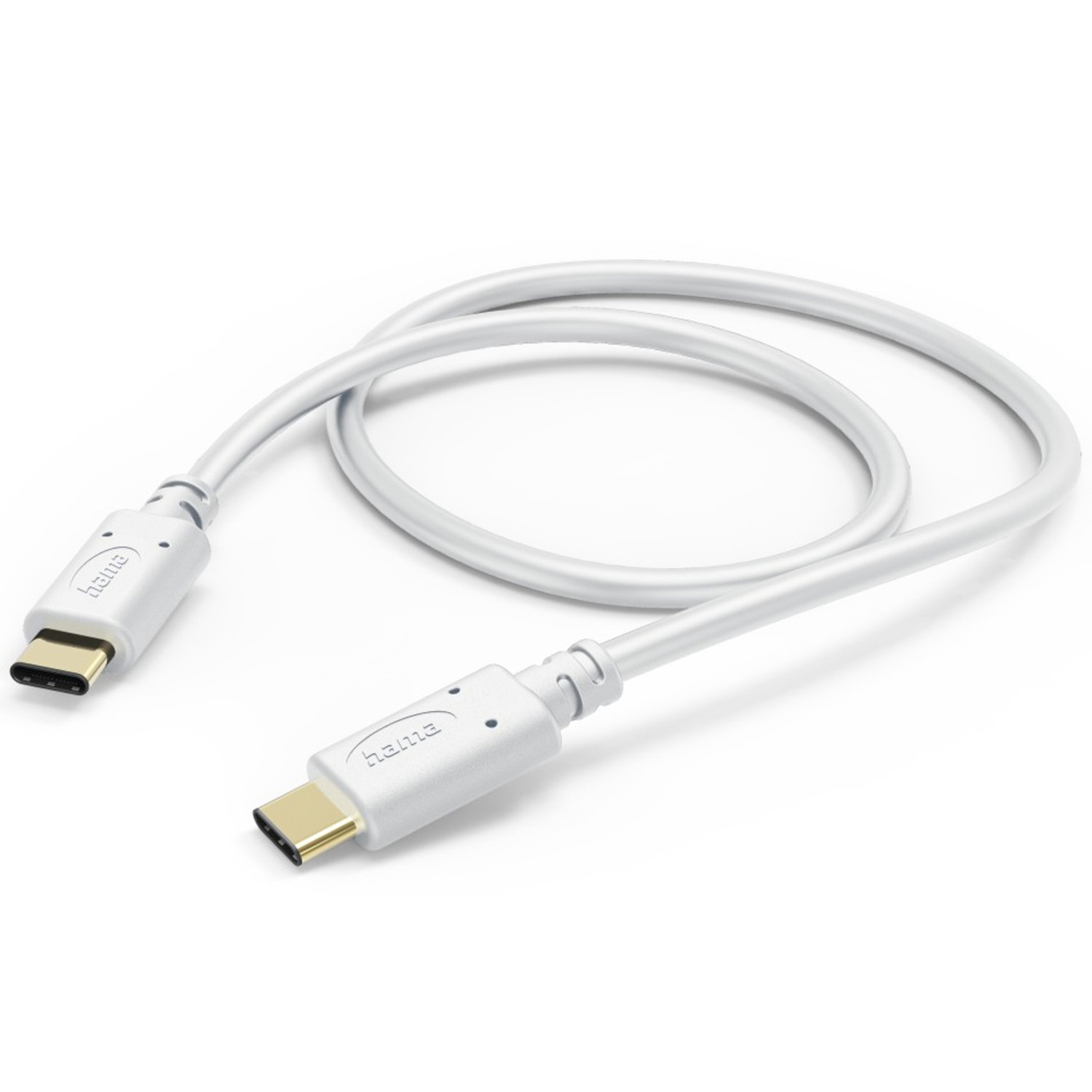 Hama Ladekabel USB-C zu USB-C 1,5m weiß