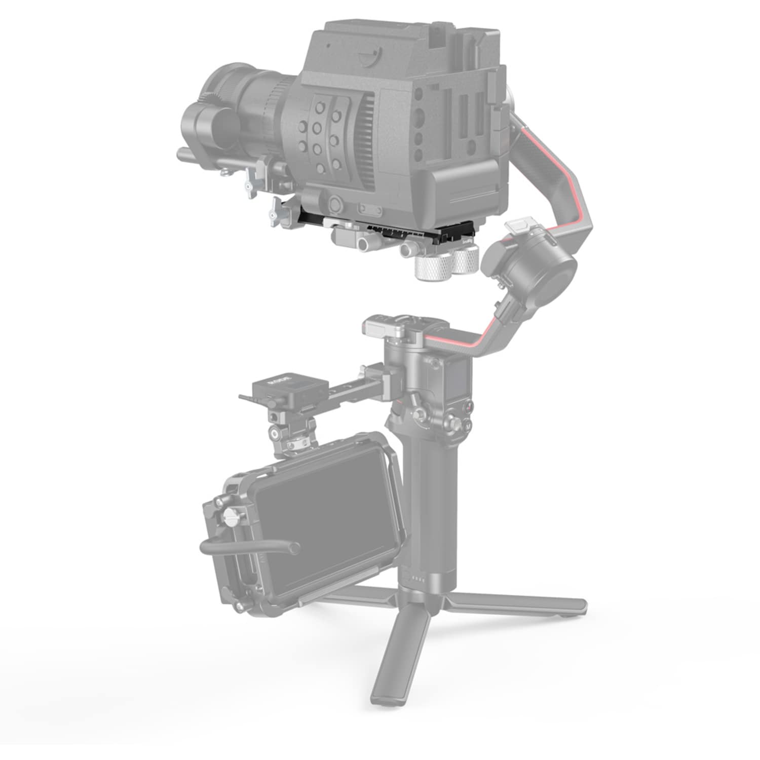 SmallRig Schnellwechselplatte erweitert 3031 für DJI RS2 und Ronin-S Gimbal
